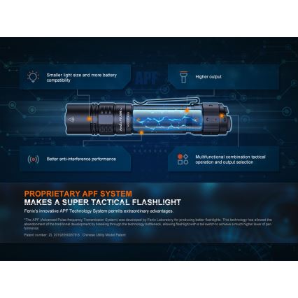 Fenix PD36RPRO - LED Taktička punjiva baterijska svjetiljka LED/USB IP68 2800 lm 42 h 5000 mAh