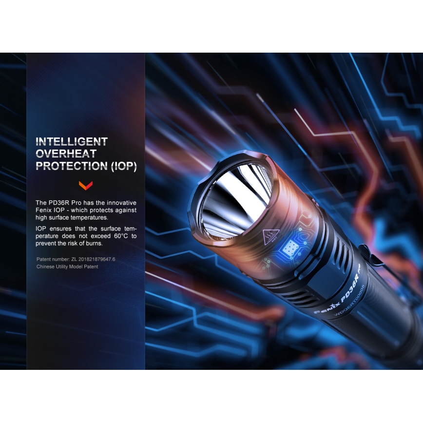 Fenix PD36RPRO - LED Taktička punjiva baterijska svjetiljka LED/USB IP68 2800 lm 42 h 5000 mAh