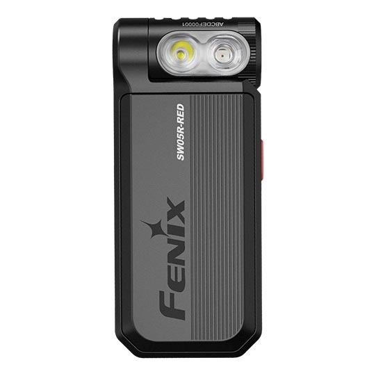 Fenix SW05RREDBLC - LED Prigušiva punjiva baterijska svjetiljka LED/USB IPX6 150 lm 49 h crna