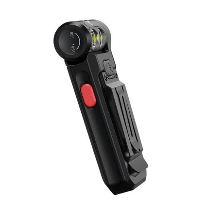 Fenix SW05RREDBLC - LED Prigušiva punjiva baterijska svjetiljka LED/USB IPX6 150 lm 49 h crna