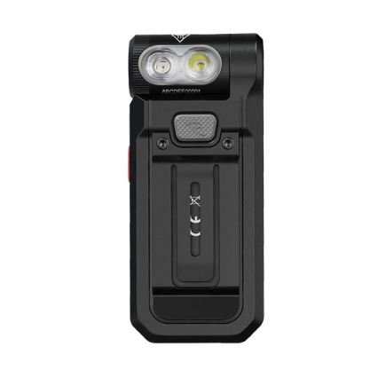 Fenix SW05RREDBLC - LED punjiva svjetiljka s mogućnošću prigušivanja svjetla LED/USB IPX6 150 lm 49 h 700 mAh crna