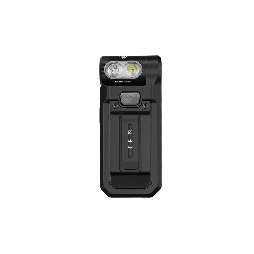 Fenix SW05RREDBLC - LED punjiva svjetiljka s mogućnošću prigušivanja svjetla LED/USB IPX6 150 lm 49 h 700 mAh crna