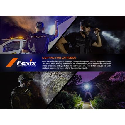 Fenix SW05RUVBLC - LED Prigušiva punjiva baterijska svjetiljka LED/USB IPX6 150 lm 49 h 700 mAh crna