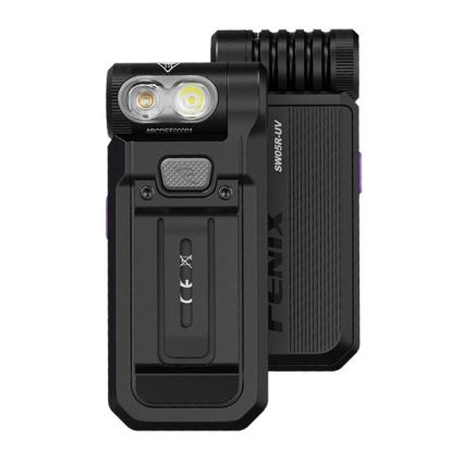 Fenix SW05RUVBLC - LED Prigušiva punjiva baterijska svjetiljka LED/USB IPX6 150 lm 49 h 700 mAh crna