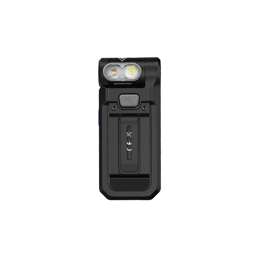 Fenix SW05RUVBLC - LED Prigušiva punjiva baterijska svjetiljka LED/USB IPX6 150 lm 49 h 700 mAh crna