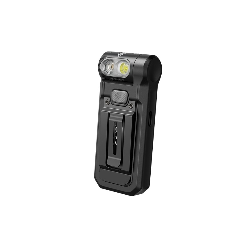 Fenix SW05RUVBLC - LED Prigušiva punjiva baterijska svjetiljka LED/USB IPX6 150 lm 49 h 700 mAh crna