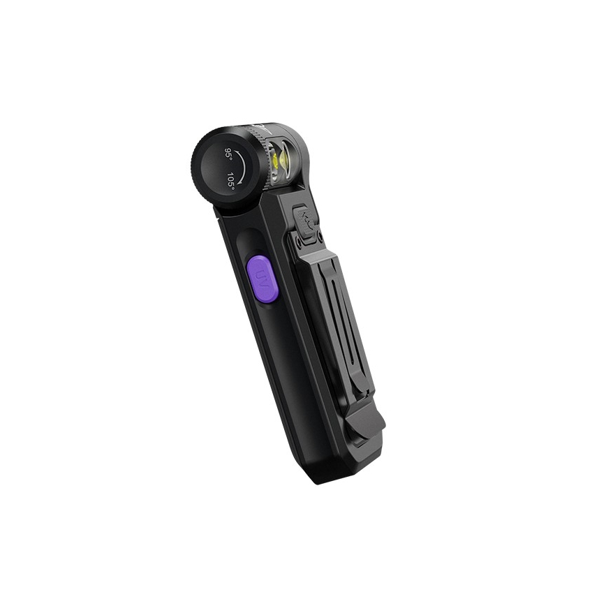 Fenix SW05RUVBLC - LED Prigušiva punjiva baterijska svjetiljka LED/USB IPX6 150 lm 49 h 700 mAh crna
