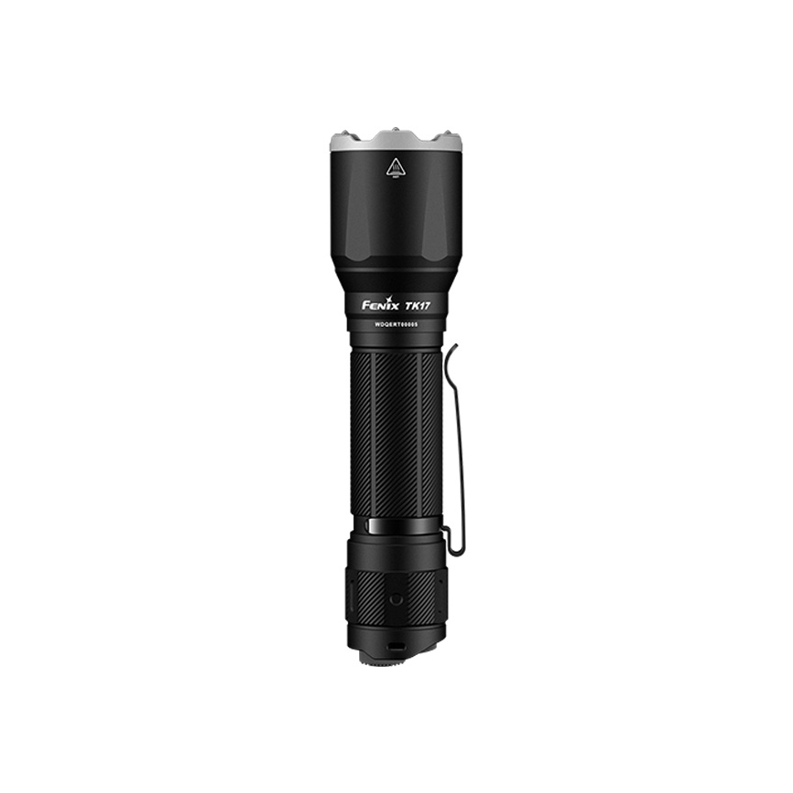 Fenix TK17BLK - punjiva LED ručna svjetiljka s prigušivanjem, LED/USB, 6000 mAh, IP68, 3600 lm, 60 h, crna