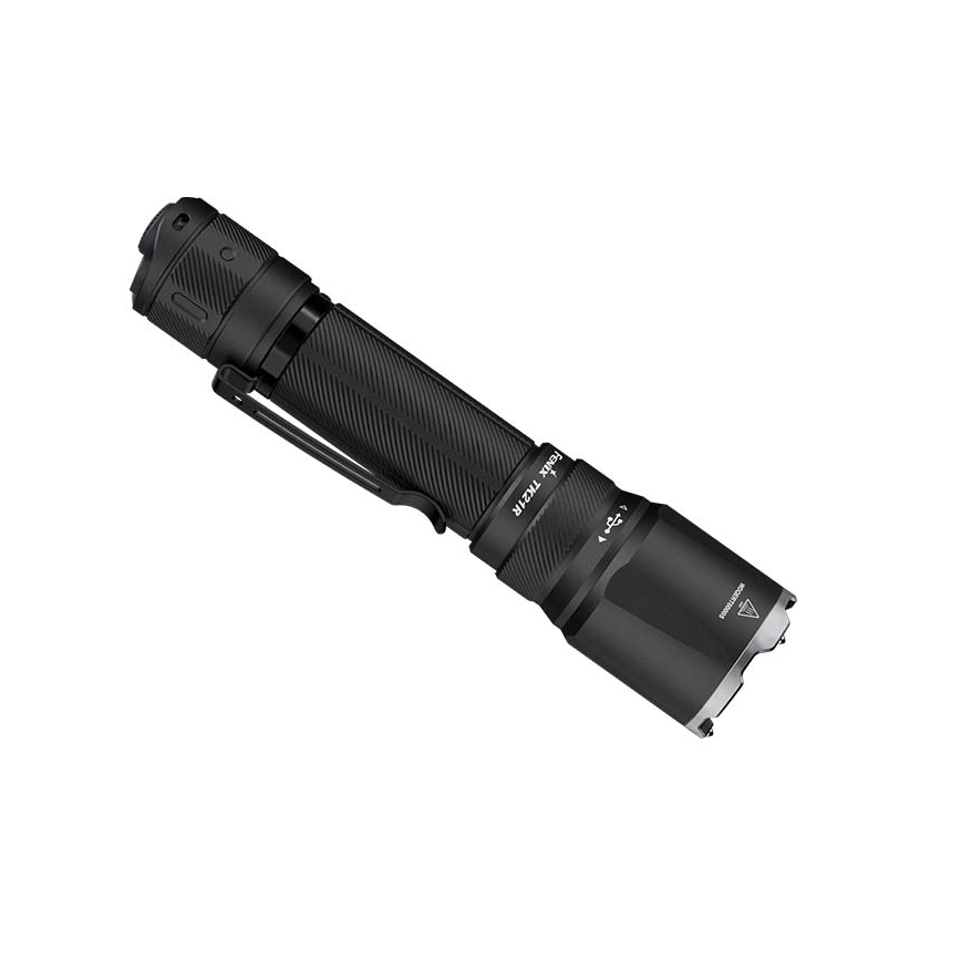 Fenix TK21RBLK - LED punjiva ručna svjetiljka s prigušivanjem LED/USB 6000 mAh IP68 3600 lm 72,5 h crna