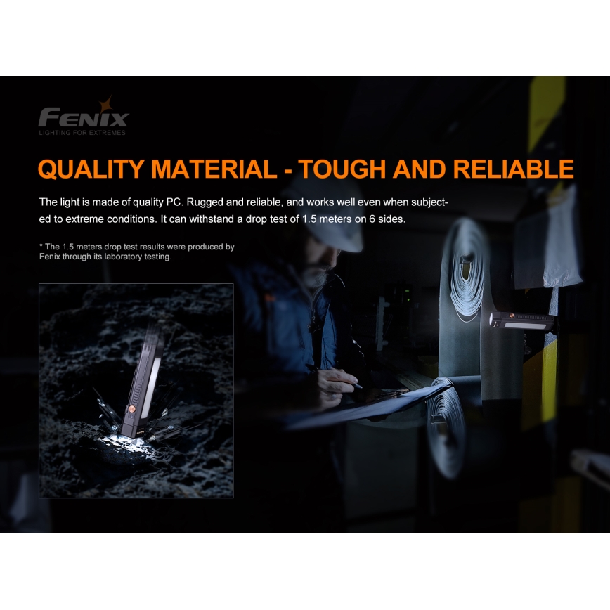 Fenix WT16R - LED Punjiva baterijska svjetiljka 2xLED/USB IP66 300 lm 30 h