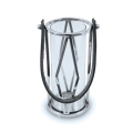 Fenjer FRAGIL 26 cm sjajni krom/crna
