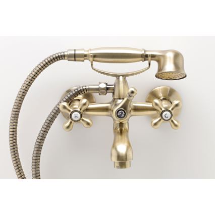 FERRO - Set za kadu s miješalicom ANTICA brončana