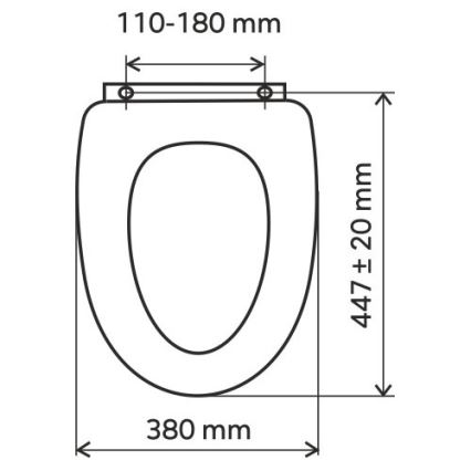 FERRO - WC sjedalo SoftClose MDF/dekor jasena