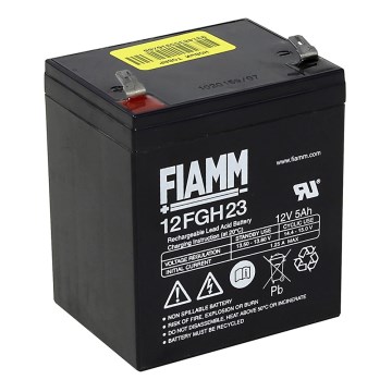 Fiamm 12FGH23 - Olovni akumulator 12V/5Ah/faston 6,3mm