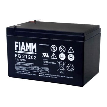 Fiamm FG21202 - Olovni akumulator 12V/12Ah/faston 6,3mm