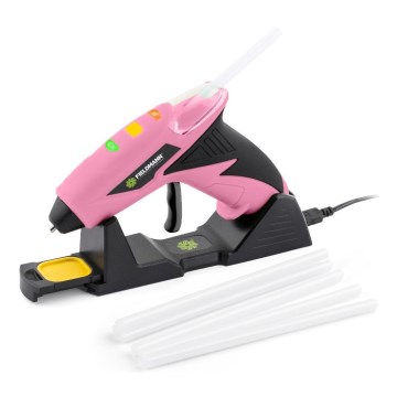 Fieldmann - AKU Pištolj za vruće lijepljenje 4V 1500 mAh ružičasta