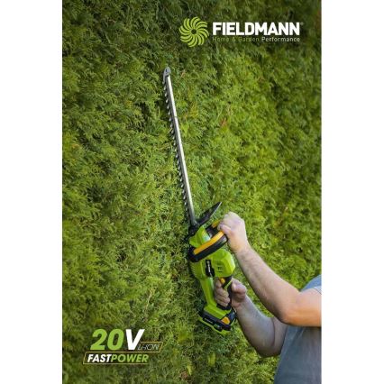 Fieldmann - Akumulatorske škare za živicu 20V