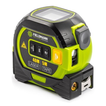 Fieldmann - Laserski daljinomjer s LED zaslonom i metrom na savijanje 2xAA