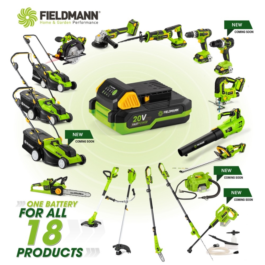 Fieldmann - Li-Ion akumulatorska baterija 20V 2000 mAh