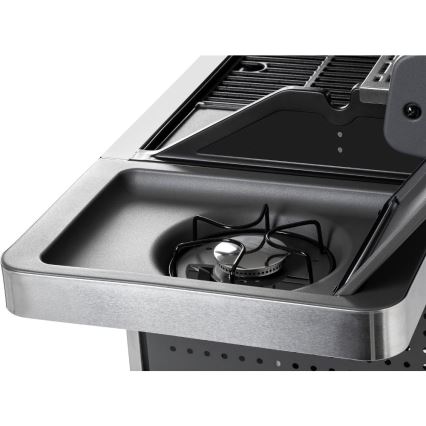 Fieldmann - Plinski roštilj, 5 gorionika, matirani krom