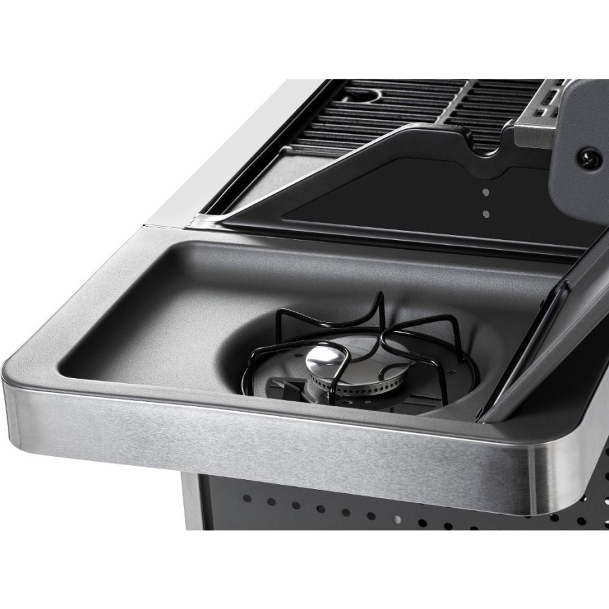 Fieldmann - Plinski roštilj, 5 gorionika, matirani krom