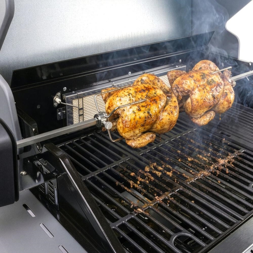 Fieldmann - Roštiljska igla s motorom 230V od nehrđajućeg čelika