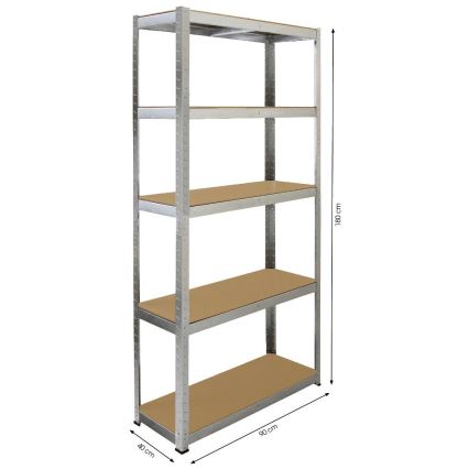 Fieldmann - Skladišni regal 180x90x40 cm