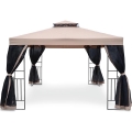 Fieldmann - Vrtni paviljon 3x3 m bež/crna