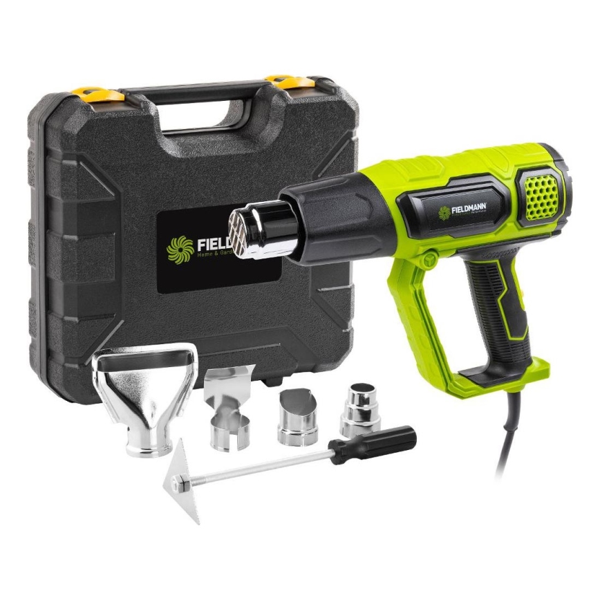 Fieldmann - Vrući zračni pištolj s priborom 2000W/230V