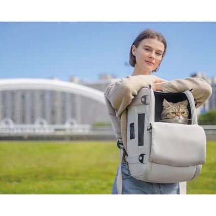 Fikago - Putni nosač za pse i mačke TRUFFLE Grey