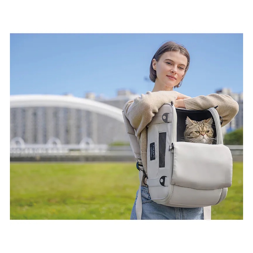 Fikago - Putni nosač za pse i mačke TRUFFLE Grey