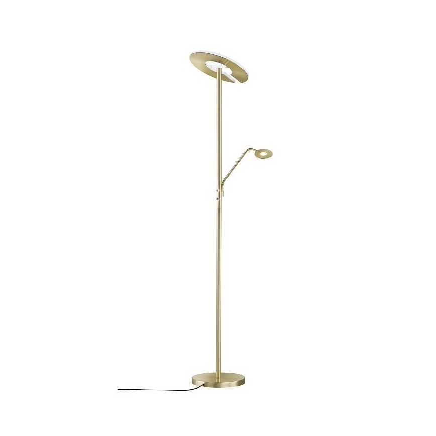 Fischer & Honsel - LED Prigušiva podna lampa DENT 1xLED/30W/230V + 1xLED/6W 2700-4000K