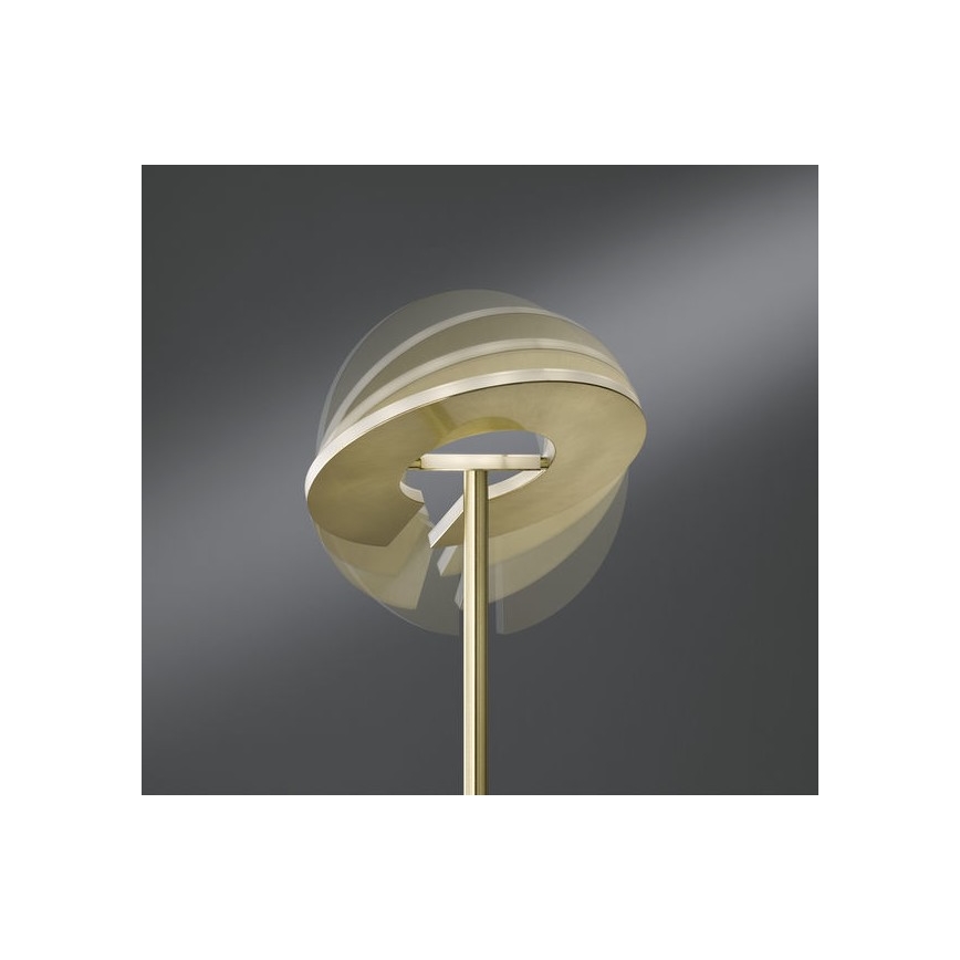 Fischer & Honsel - LED Prigušiva podna lampa DENT 1xLED/30W/230V + 1xLED/6W 2700-4000K