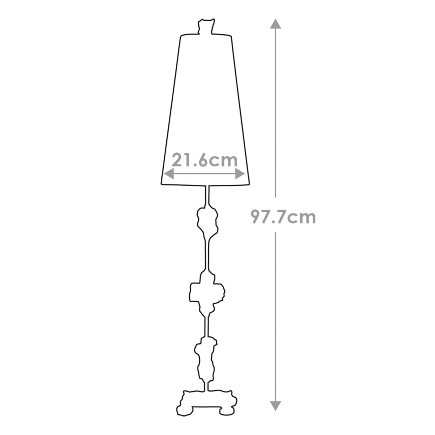 Flambeau - Stolna lampa FRAGMENT 1xE27/60W/230V