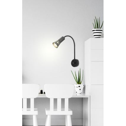 Fleksibilna lampa ARENA 1xE14/40W/230V crna