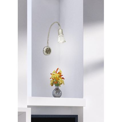 Fleksibilna lampa ARENA 1xE14/40W/230V mat krom