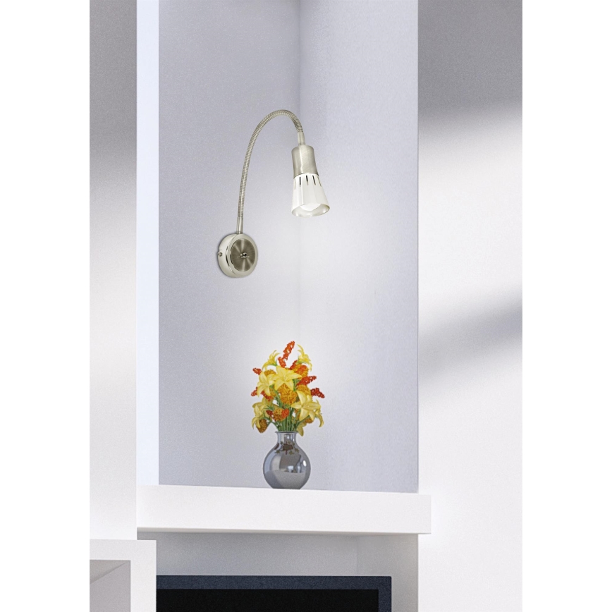 Fleksibilna lampa ARENA 1xE14/40W/230V mat krom