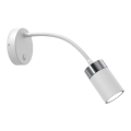 Fleksibilna lampa JOKER 1xGU10/8W/230V bijela/mat krom