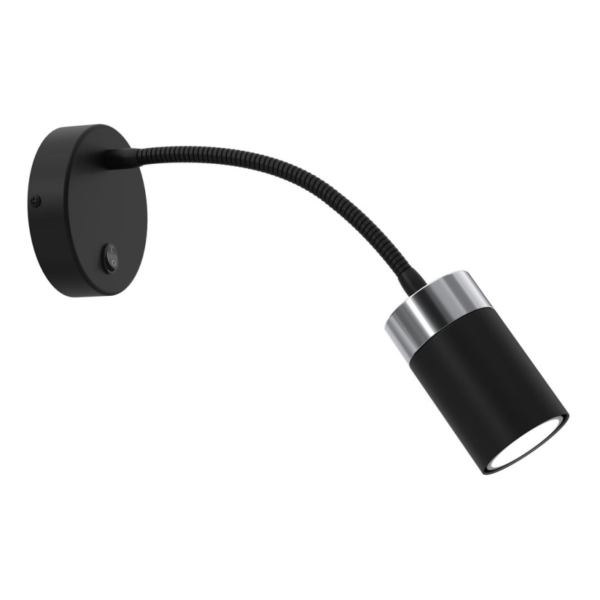 Fleksibilna lampa JOKER 1xGU10/8W/230V crna/mat krom