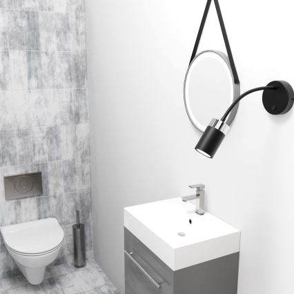 Fleksibilna lampa JOKER 1xGU10/8W/230V crna/mat krom