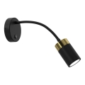 Fleksibilna lampa JOKER 1xGU10/8W/230V crna/zlatna