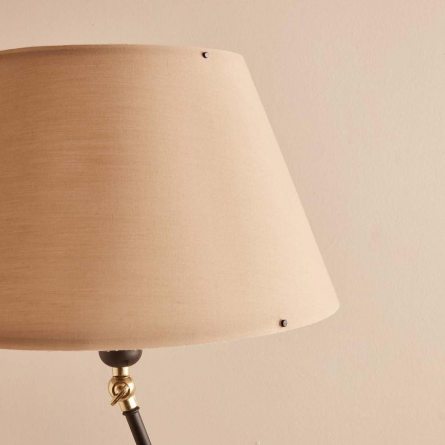 Fleksibilna podna lampa AYD 1xE27/40W/230V crna/smeđa