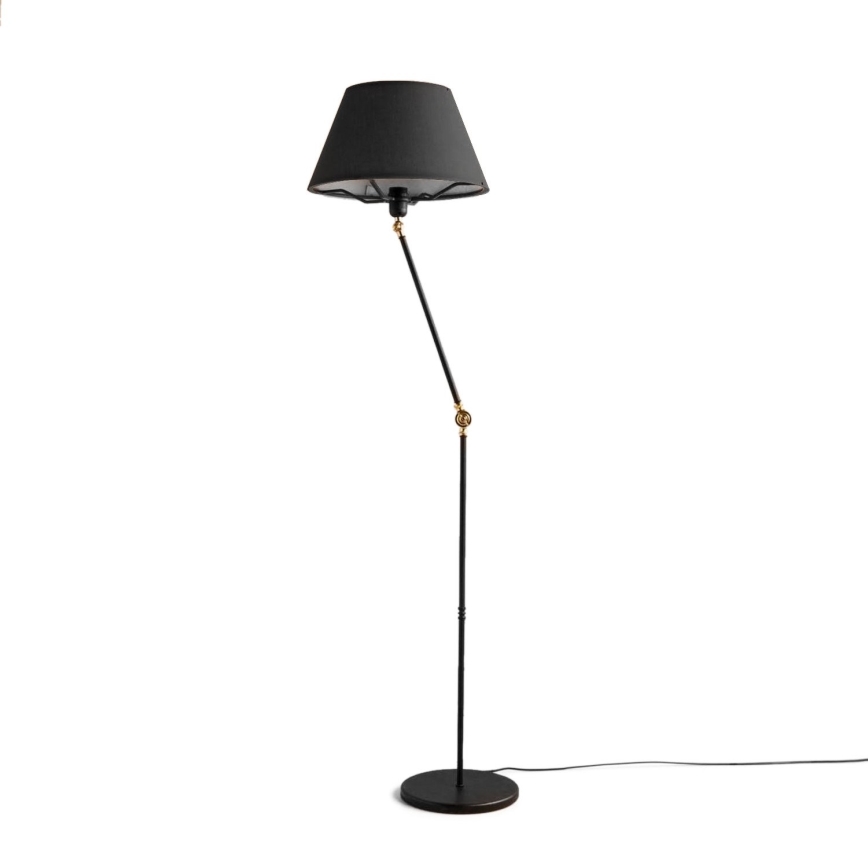 Fleksibilna podna svjetiljka AYD 1xE27/40W/230V crna