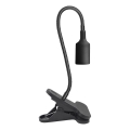 Fleksibilna stolna lampa s kopčom CLIP 1xE27/30W/230V crna