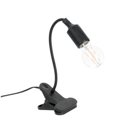 Fleksibilna stolna lampa s kopčom CLIP 1xE27/30W/230V crna