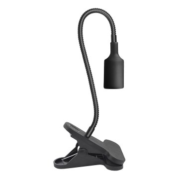 Fleksibilna stolna lampa s kopčom za uzgoj biljaka PLANTY 1xE27/30W/230V crna