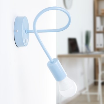 Fleksibilna zidna svjetiljka OXFORD 1xE27/15W/230V plava