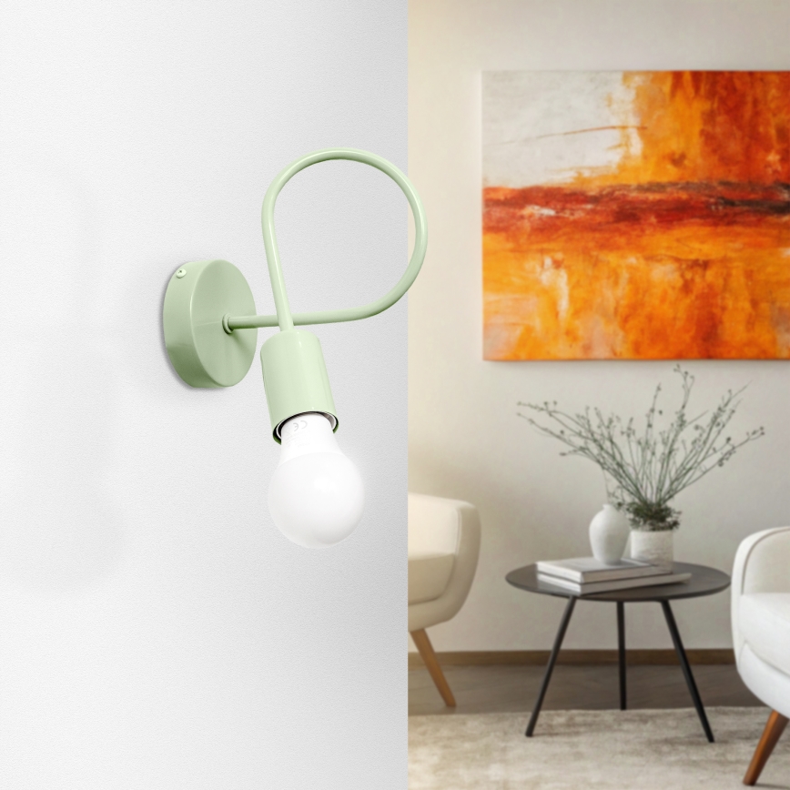 Fleksibilna zidna svjetiljka OXFORD 1xE27/15W/230V zelena