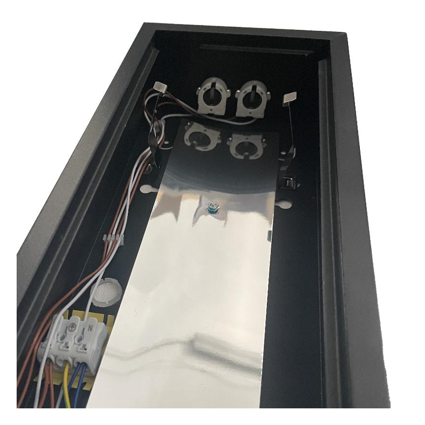 Fluorescentna svjetiljka T8 2xG13/18W/230V 120 cm crna