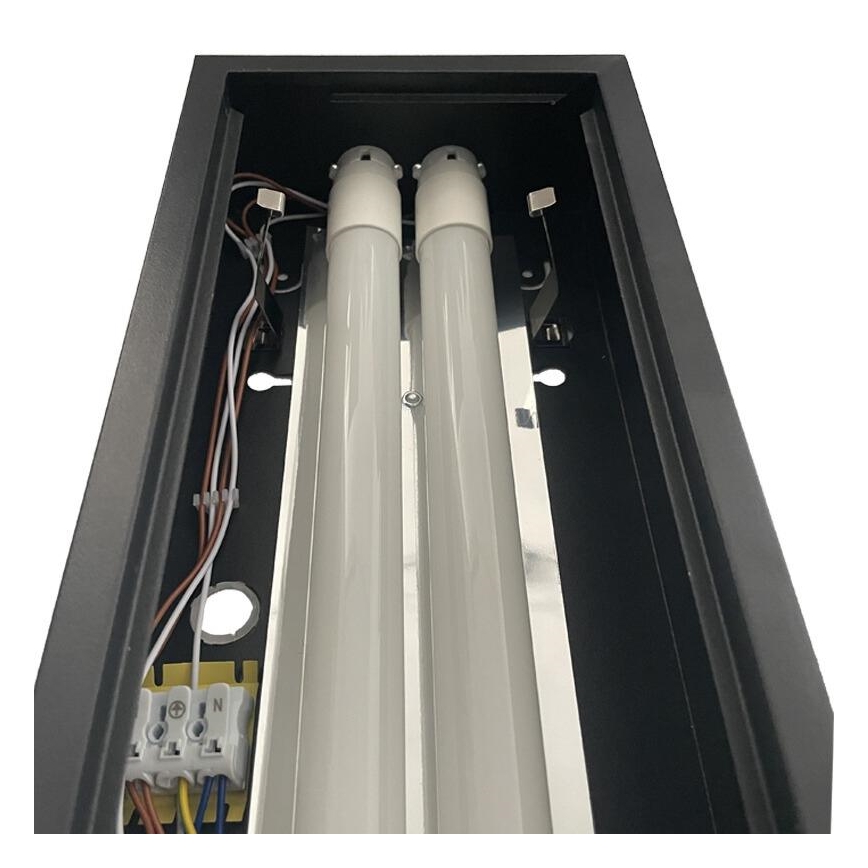 Fluorescentna svjetiljka T8 2xG13/18W/230V 120 cm crna
